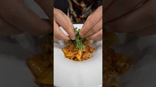 La pasta alla boscaiola con funghi porcini e salsiccia  CHE GODEREEE🤤🤤🤤 pasta food eat [upl. by Shirberg781]