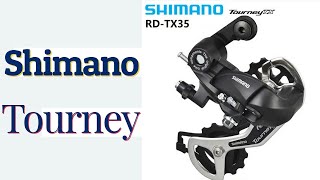 Shimano Tourney RD TX35 56 78Speed Direct Mount MTB Rear Mech Derailleur 1Pc B tension Adjustment [upl. by Anaidirib]