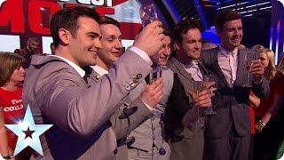 Britains Got Talent winners Collabros reaction  Britains Got More Talent 2014 Final [upl. by Kermie]