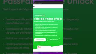 Short Programa para desbloquear iPad con PassFab iPhone Unlock [upl. by Gnilhsa56]