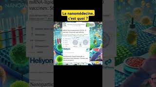 La minute Nanomédecine Espoir de certaines nanoparticules en médecine shorts santé stress [upl. by Ammadas]