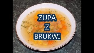 Zupa z brukwi na wędzonce  najprostszy przepis [upl. by Ashelman356]