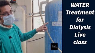 Dialysis RO water treatment process  Backwash Rinse Regeneration [upl. by Millham]