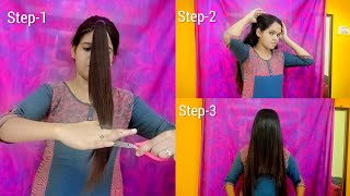 3 easy step DIY layer cut at homehow to do layer cut easily at homeself layer haircut [upl. by Enaillil]