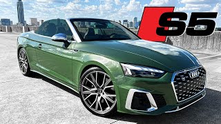 2022 Audi S5 Cabriolet Walkaround Review  Exhaust Sound amp Launch [upl. by Deron808]