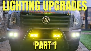 led spot light upgrade  selfbuild campervan crafter sprinter  63  the crafty blinders [upl. by Maxama]