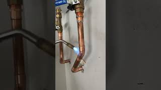 Time Lapse Installation of a Tankless Water Heater plumbing [upl. by Nevek]