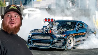 I Took My 2000HP Mustang to a Burnout Contest [upl. by Eniledam68]