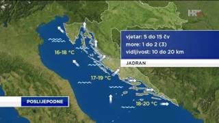 HRT 1 Vremenska prognozaNovo ruho 18 svibnja 2016 [upl. by Jessa]