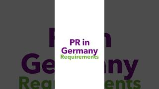 Is it easy  German PR  Permanent Residence Permit [upl. by Atikat]