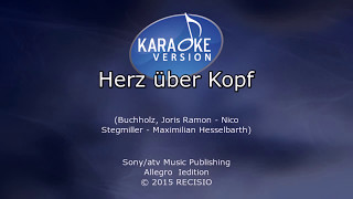 Herz über Kopf  Joris Karaoke [upl. by Tillman]