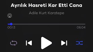 THM  Ayrılık Hasreti Kar Etti Cana Adile Kurt Karatepe [upl. by Ladnor612]