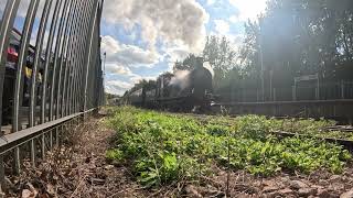 SVR No 828 departing Eridge Station 5 October 2024 [upl. by Rettig]