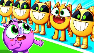 Copycat Song 😻😻  Funny Kids Songs 😻🐨🐰🦁 And Nursery Rhymes by Baby Zoo [upl. by Kaz]