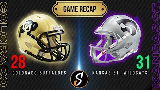 Colorado vs Kansas St Game Recap  College Football Week 7 [upl. by Nodaj]