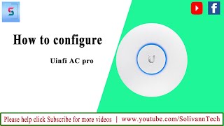 How to configure unifi ac pro step by step [upl. by Marcus]