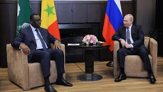 How to get grain moving again Supply chain issues top PutinAfrican Union talks [upl. by Irrok931]