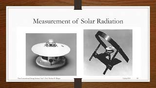 Solar Radiation  Pyranometer  Sunshine Recorder  Radiation Measuring Instrument [upl. by Aleedis]