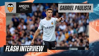 FLASH INTERVIEW DE PAULISTA TRAS EL PARTIDO ANTE EL VILLARREAL CF [upl. by Boehike]