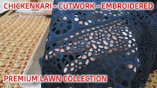 LAWN EMBROIDERED SALE VIDEO  Luxury Lawn Embroidered Chickenkari sale sale pakistan [upl. by Boswell]