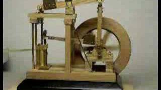 Elmer s Wooden Beam steam engine Dampfmaschine [upl. by Plunkett]