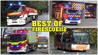 100000 ABOSPECIAL  BEST OF EINSATZFAHRTEN by Firescue112  20132019  75 Min Feuerwehr amp Co [upl. by Carilla]