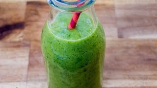 grüner Smoothie selber machen  Rezept und Anleitung [upl. by Audres]