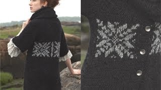 6 Snowflake Jacket Vogue Knitting Fall 2011 [upl. by Eimmat]