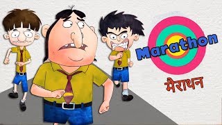 Marathon  Bandbudh Aur Budbak New Episode  Funny Hindi Cartoon For Kids [upl. by Noxin]