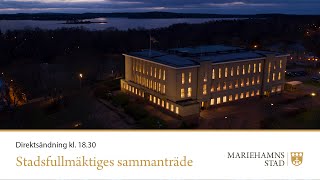 Stadsfullmäktiges sammanträde 28032023 [upl. by Burnsed]