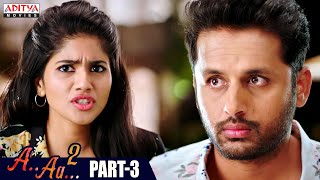 A AA 2 Hindi Dubbed Movie Part 3  Nithiin Megha Akash Ashu Reddy  Aditya Movies [upl. by Aenil249]