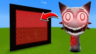 How to Make A Portal To The Incredibox Sprunki Wenda Horror Dimension in Minecraft [upl. by Atteinotna]