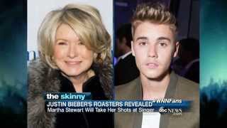 Justin Bieber Roast Martha Stewart Joins Lineup [upl. by Littell]