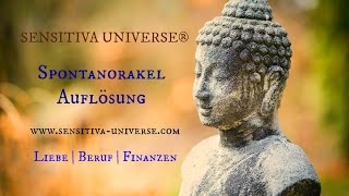 Das SENSITIVA UNIVERSE® Spontanorakel  Deine Zukunftsprognose für Liebe  Beruf amp Finanzen ♥ [upl. by Nottirb520]