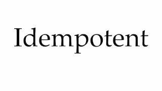 How to Pronounce Idempotent [upl. by Sobel355]