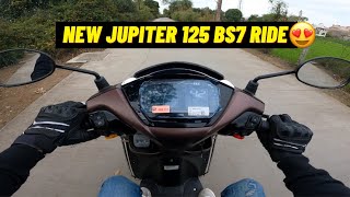 New 2024 Jupiter 125 SmartXonnect Ride  TVS Jupiter 125 BS7 [upl. by Tadeas]