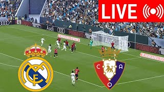 🔴EN VIVO Real Madrid vs Osasuna La Liga  Transmisión en vivo del partido completo 202425 [upl. by Dammahum674]