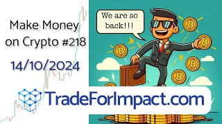 Make money on crypto 218 Are we back yet 😱🙌🤝🤑 trading bitcoin [upl. by Idette]