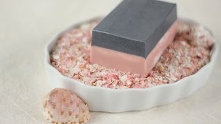 Charcoal and Rose Clay Spa Bar  Bramble Berry [upl. by Hewitt]