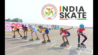 🔴LIVE DAY4 MORNING ROAD RACE 1st INDIA SKATE ROLLER GAMES 2023  MOHALI [upl. by Doomham]