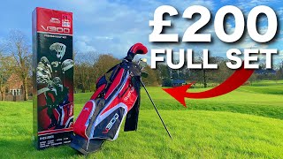 CHEAP PACKAGE SET CHALLENGE  £200 GOLF CLUBS [upl. by My777]