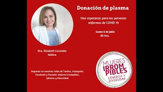 Donación de Plasma Una esperanza para personas enfermas de COVID 19 [upl. by Dorcas]