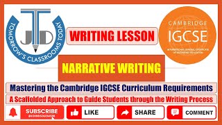 Narrative Writing  A Comprehensive Guide for Cambridge IGCSE Students [upl. by Klapp665]