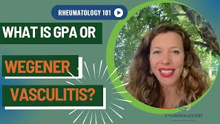 What is GPA or Wegener vasculitis [upl. by Lucy]