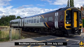 Boultham Level Crossing 30072023 [upl. by Assila266]