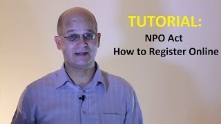 NPO ACT HOW TO REGISTER ONLINE [upl. by Ellette531]