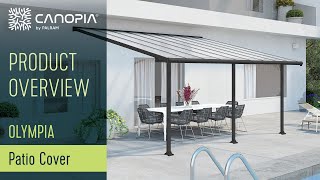 Patio Cover Olympia  PergolaAwning Kits  Canopia by Palram [upl. by Emelina]