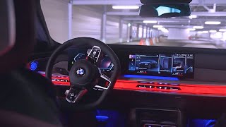 2023 BMW 7 Series Automated driving in the PRODUCTION Plant [upl. by Arinayed]