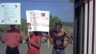 Protesta de Mujeres contra los Feminicidios en Mao Rep Dom [upl. by Annola350]