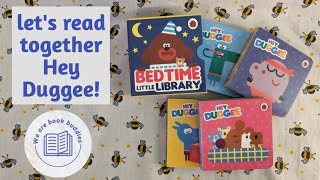 Lets read together Hey Duggee Bedtime Little Library Includes 4 little board books Read along [upl. by Nnagrom]